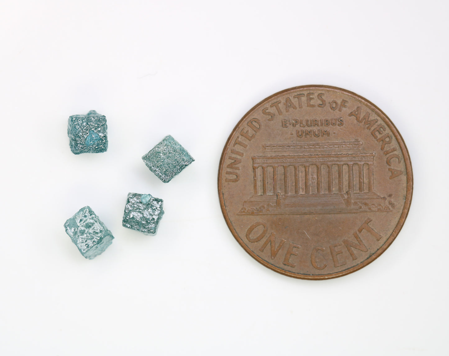 2.78 CT Cube Blue Rough Raw Diamond For Engagement Ring - JayKrishna Diamond