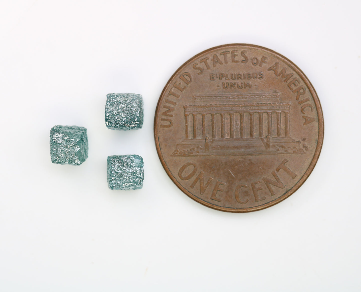 2.63 CT Raw Blue Cube Rough Diamond For Engagement Ring - JayKrishna Diamond