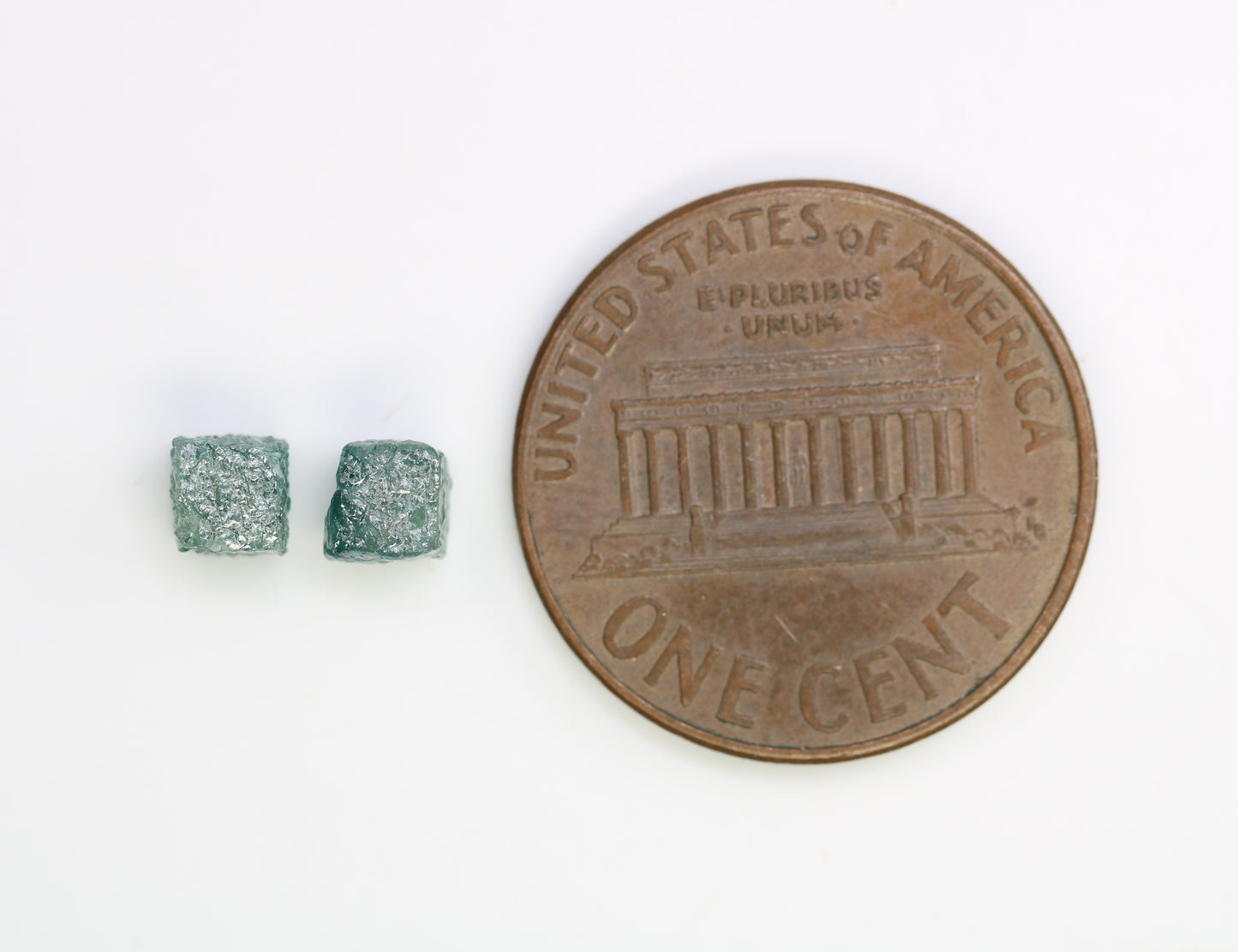 1.56 CT Cube Raw Blue Rough Diamond For Engagement Ring - JayKrishna Diamond