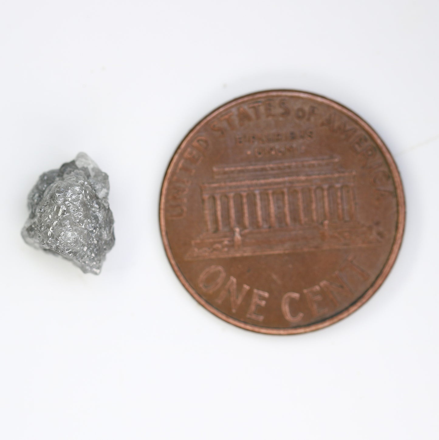 3.15 CT Raw Rough Grey Uncut Raw Diamond For Engagement Ring - JayKrishna Diamond