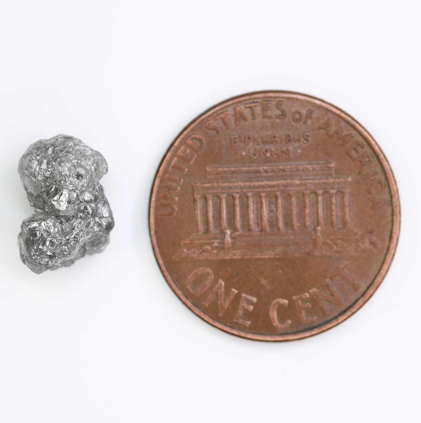 3.70 CT Grey Irregular Cut Raw Rough Diamond For Engagement Ring - JayKrishna Diamond