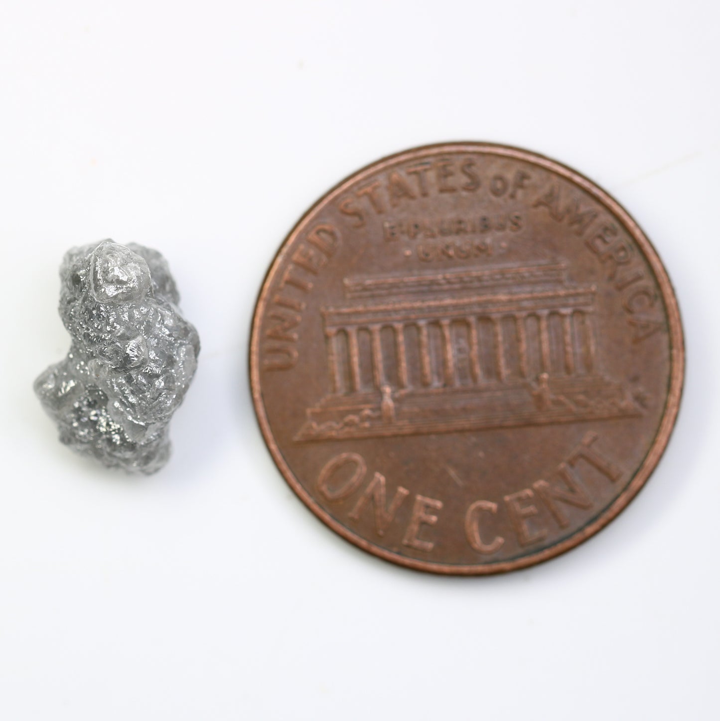 3.30 CT Grey Rough Irregular Cut Raw Diamond For Engagement Ring - JayKrishna Diamond