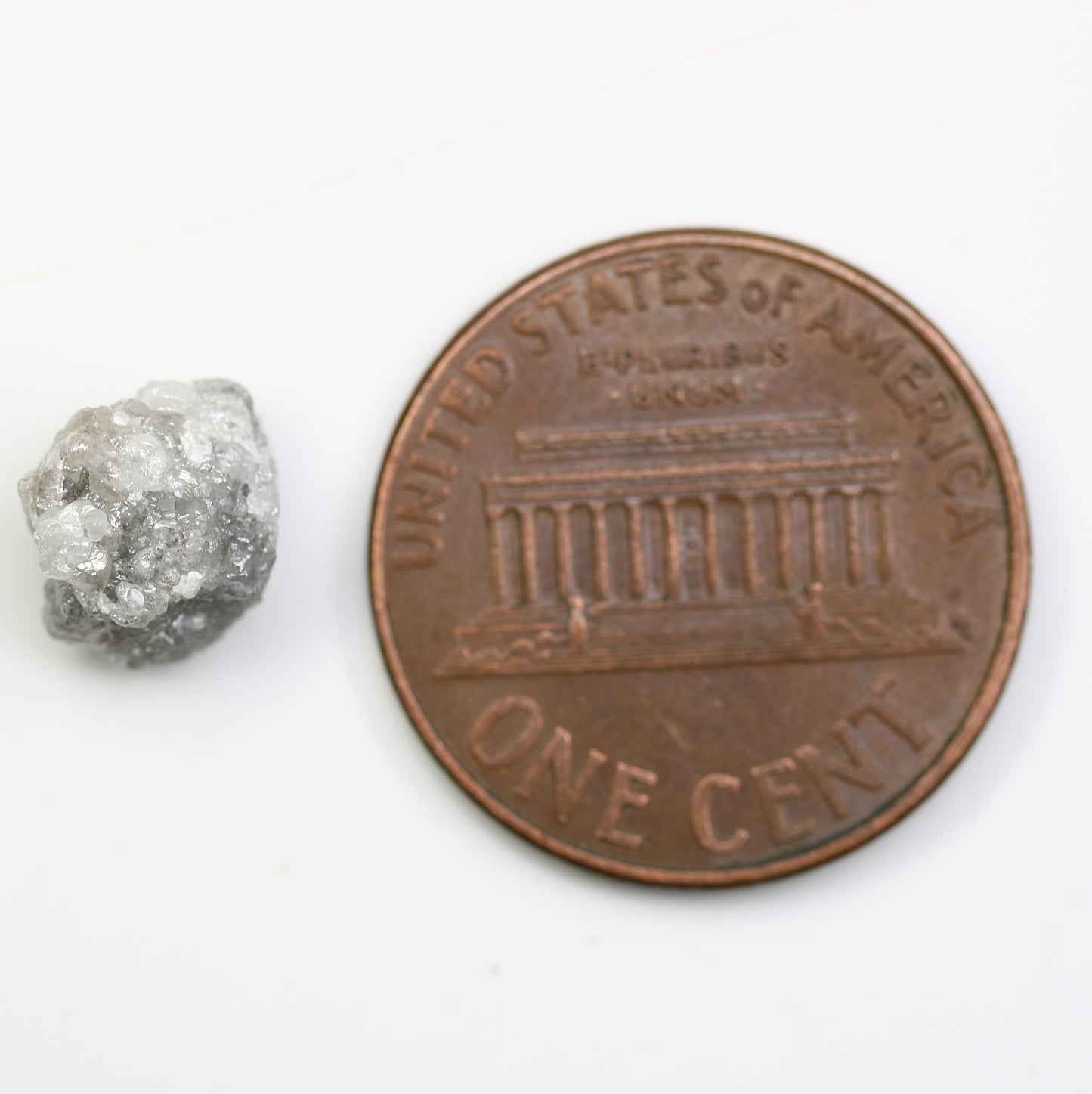 3.26 CT Uncut Rough Raw Grey Diamond For Engagement Ring - JayKrishna Diamond