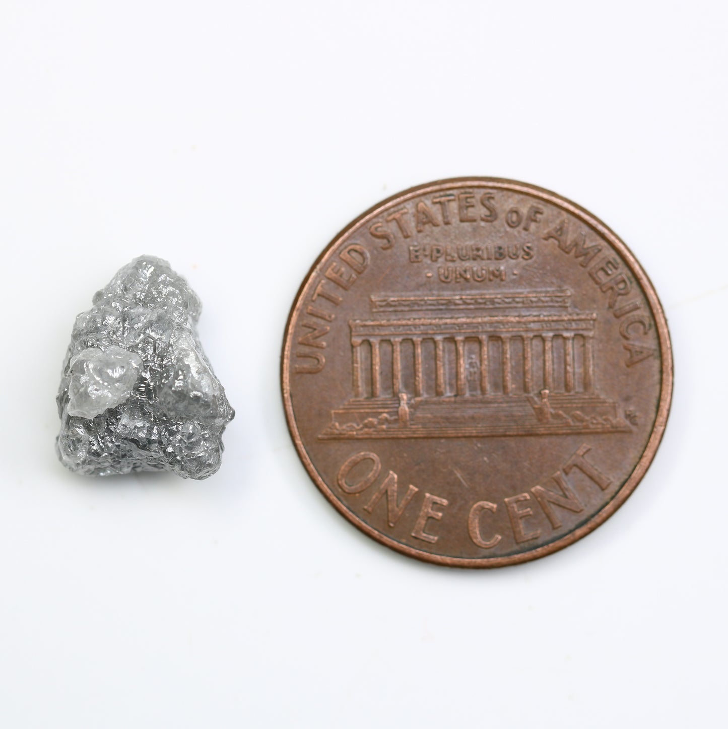 4.20 CT Grey Uncut Rough Raw Diamond For Engagement Ring - JayKrishna Diamond