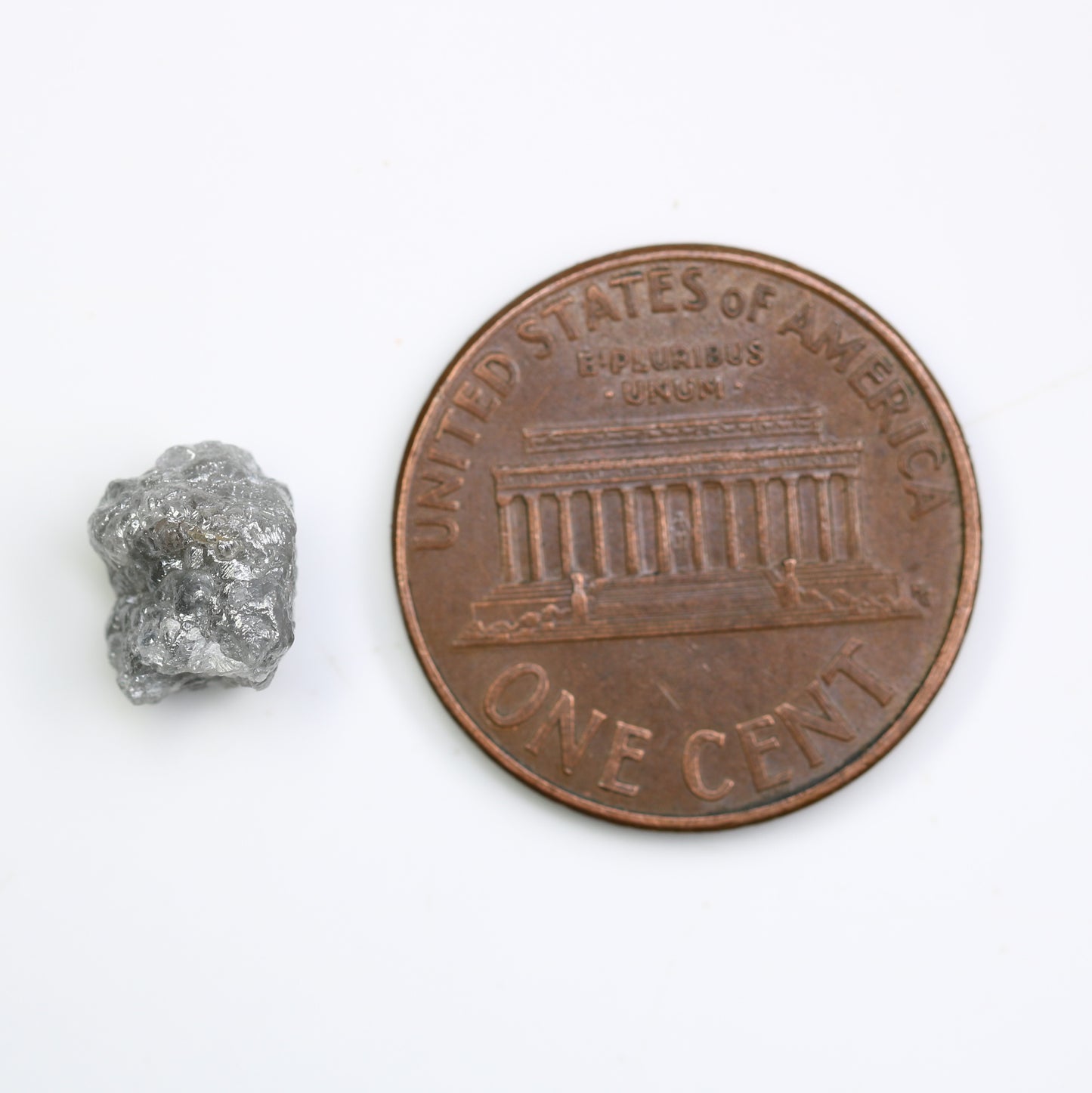 2.68 CT Irregular Cut Rough Grey Raw Diamond For Engagement Ring - JayKrishna Diamond