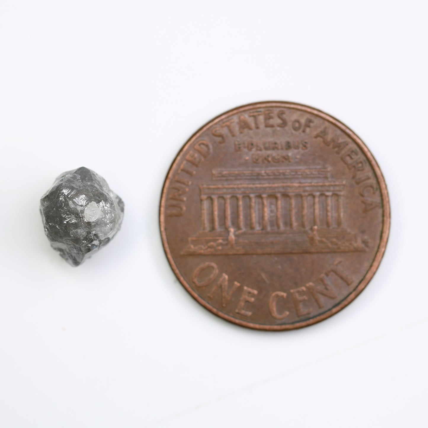 2.83 CT Rough Grey Raw Irregular Cut Diamond For Engagement Ring - JayKrishna Diamond