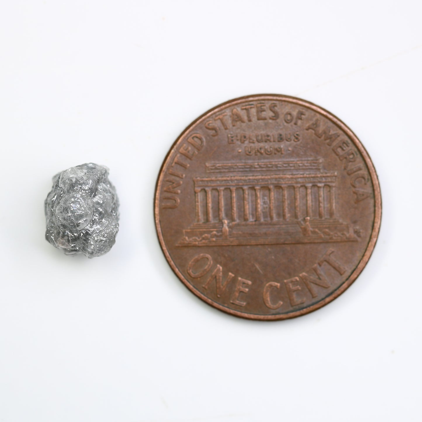 2.56 CT Rough Grey Irregular Cut Diamond For Engagement Ring - JayKrishna Diamond