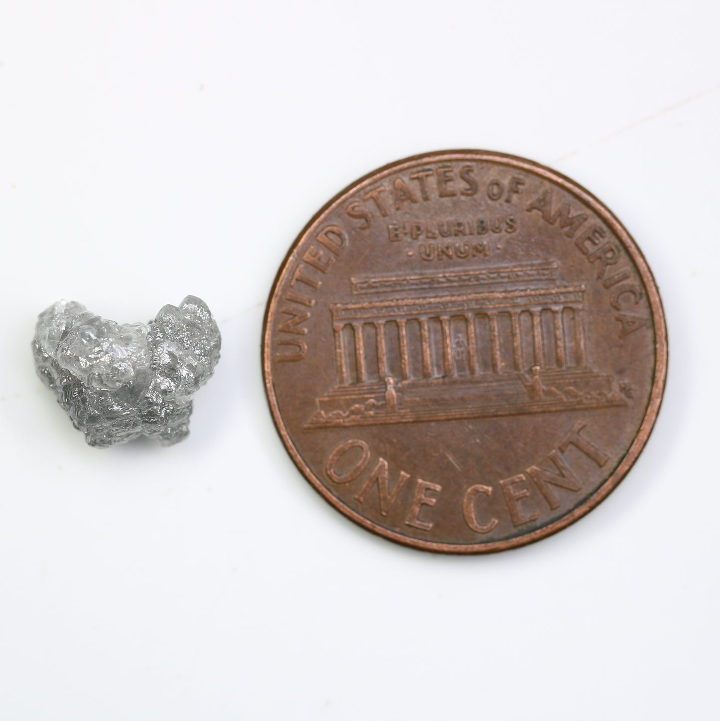 2.58 CT Irregular Cut Rough Grey Diamond For Engagement Ring - JayKrishna Diamond