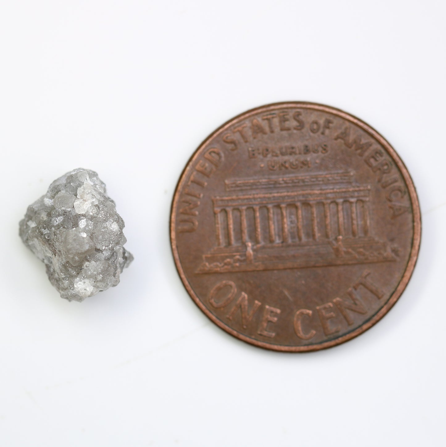 3.67 CT Rough Grey Raw Uncut Diamond For Engagement Ring - JayKrishna Diamond