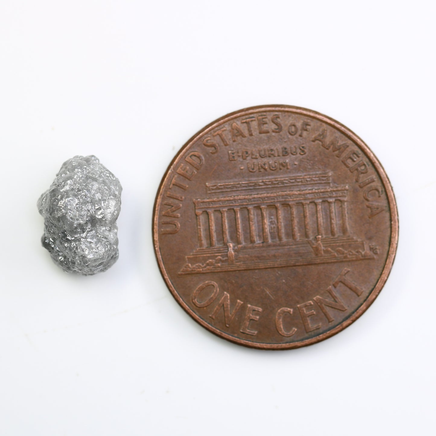 2.32 CT Irregular Cut Grey Raw Rough Diamond For Engagement Ring - JayKrishna Diamond