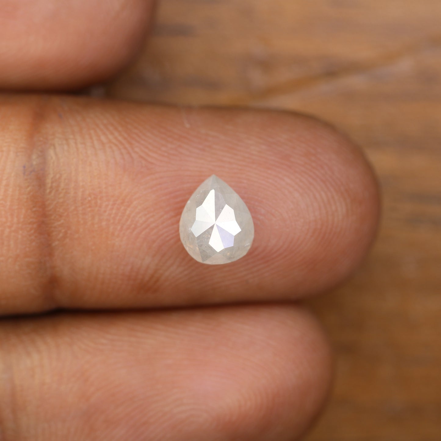 1.68 Carat Pear Shape Natural Loose White Color Diamond For Wedding Ring - JayKrishna Diamond