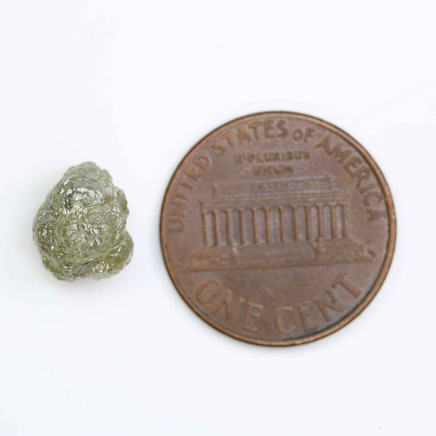 4.70 CT Light Green Rough Uncut Diamond For Engagement Ring - JayKrishna Diamond