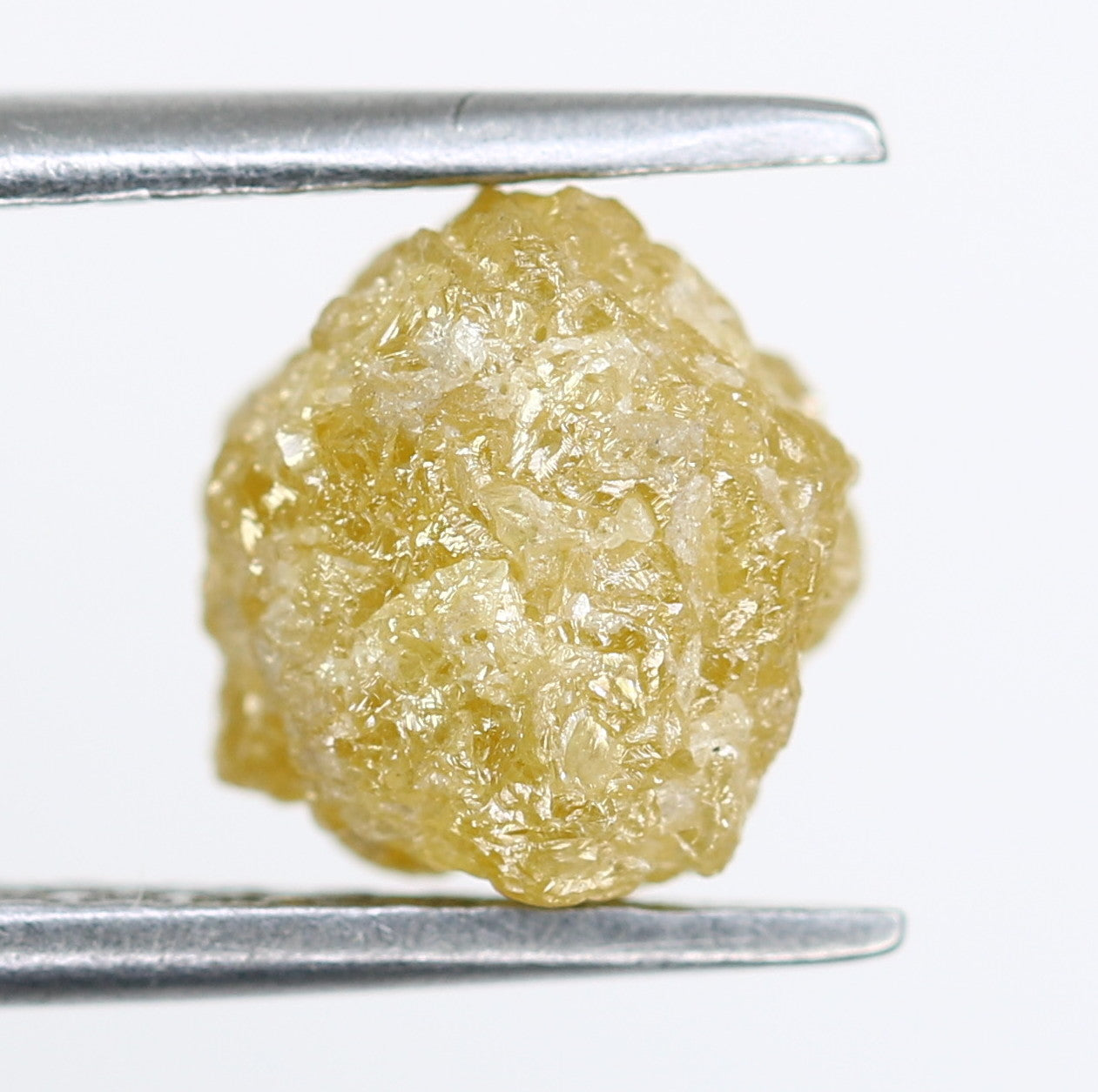 2.50 CT Light Yellow Rough Irregular Cut Raw Diamond For ...