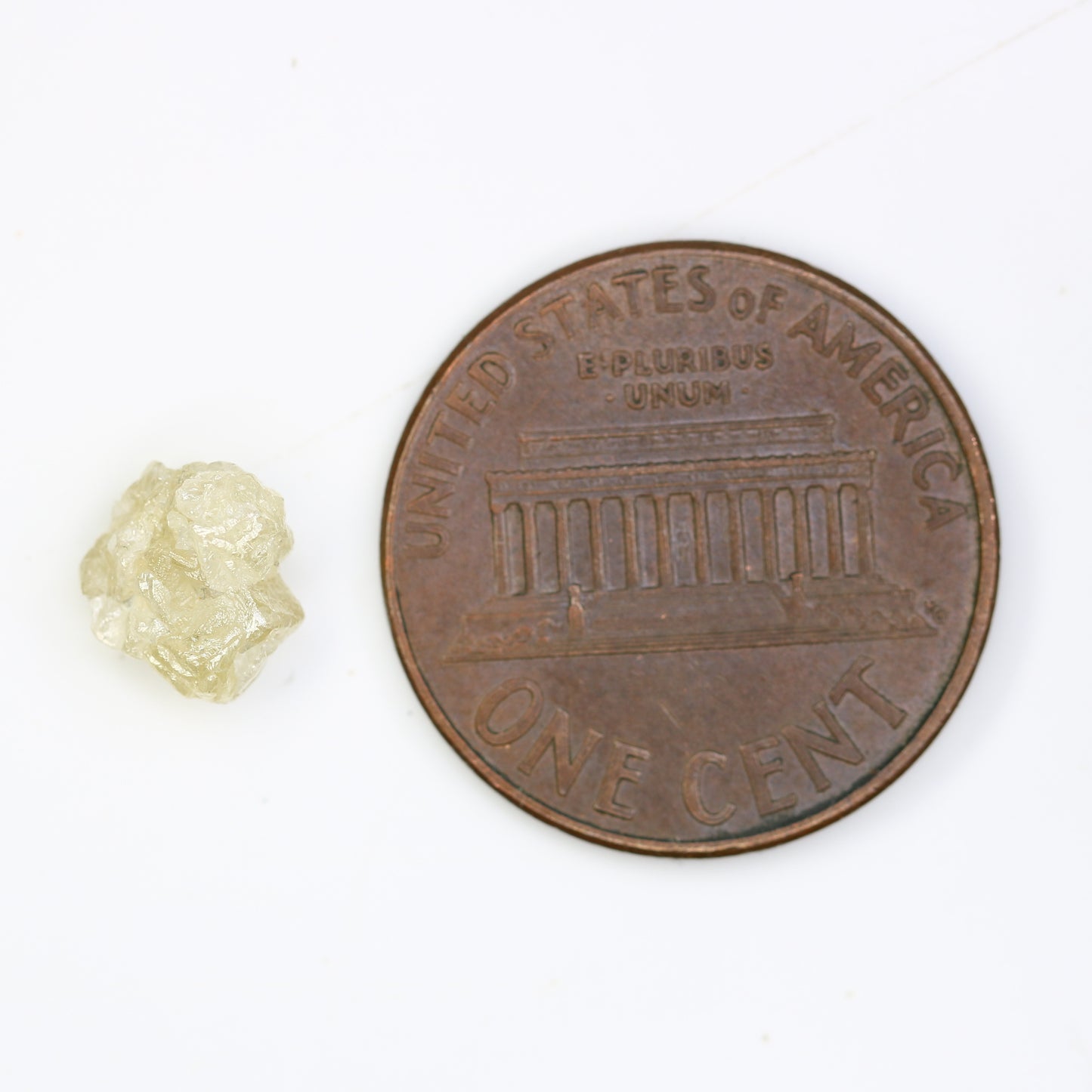 1.76 CT Rough Uncut Raw White Grey Diamond For Engagement Ring - JayKrishna Diamond