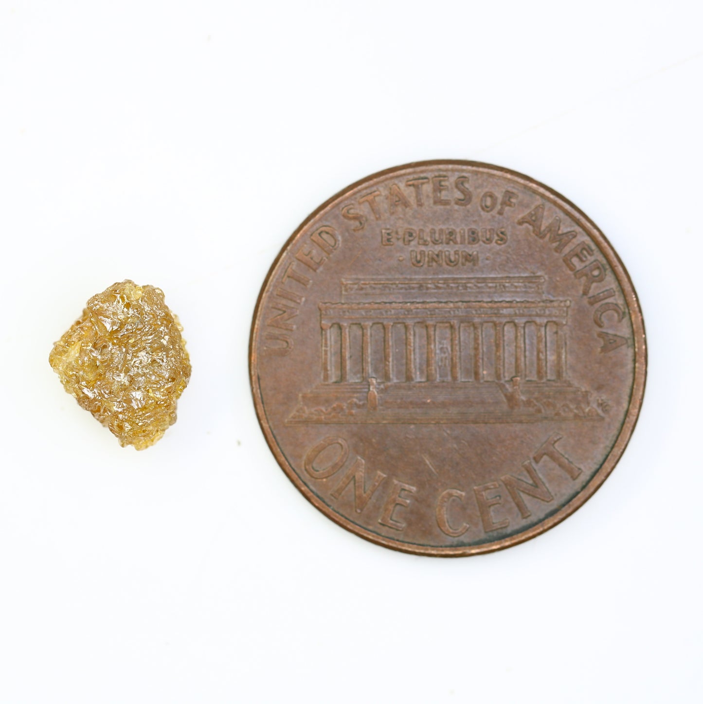 1.75 CT Rough Yellow Irregular Cut Raw Diamond For Engagement Ring - JayKrishna Diamond