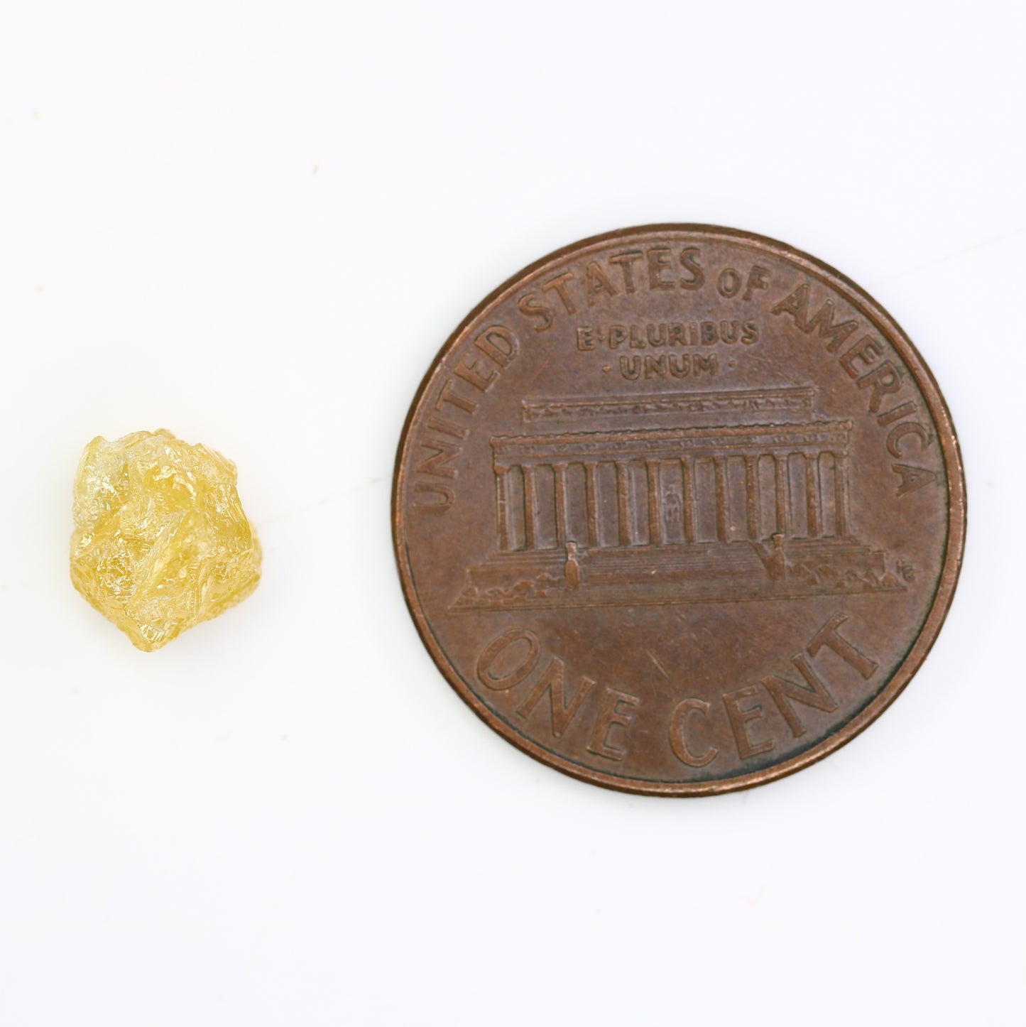 1.83 CT Yellow Raw Irregular Cut Rough Diamond For Engagement Ring - JayKrishna Diamond