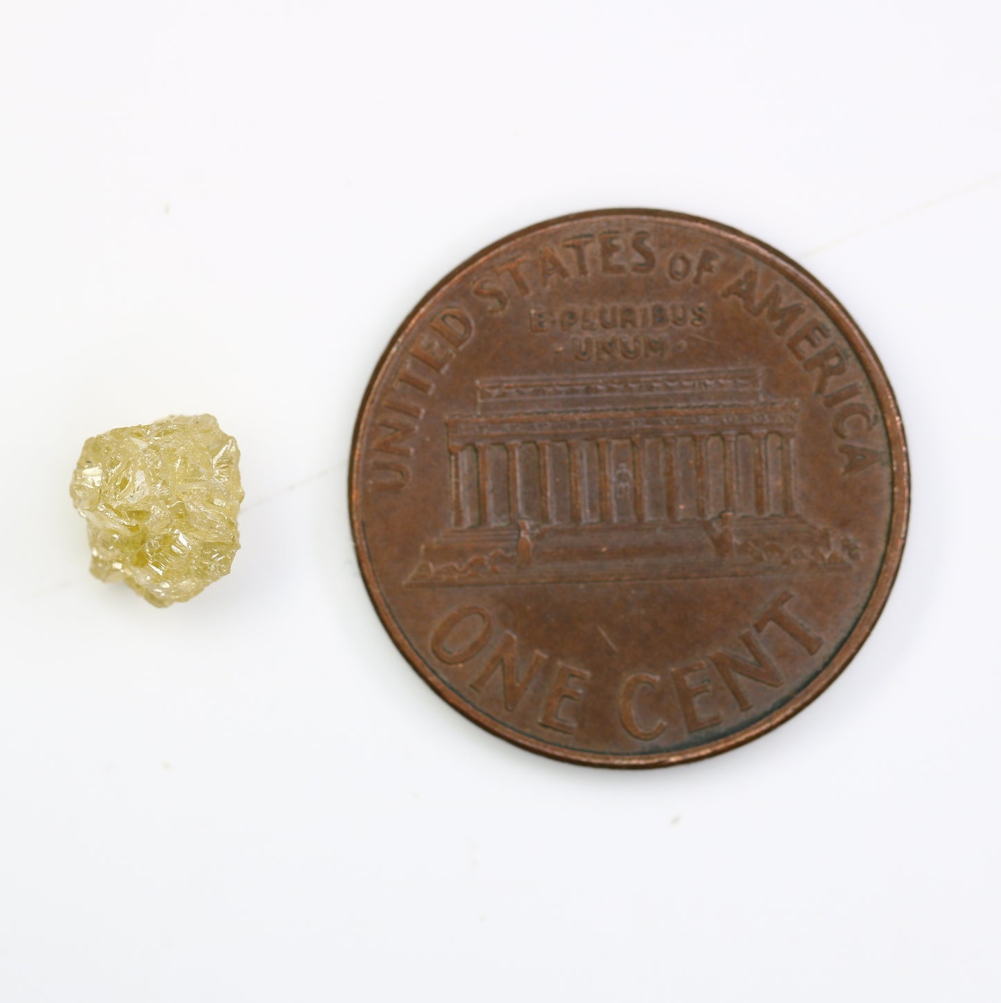 1.46 CT Raw Irregular Cut Light Yellow Rough Diamond For Engagement Ring - JayKrishna Diamond