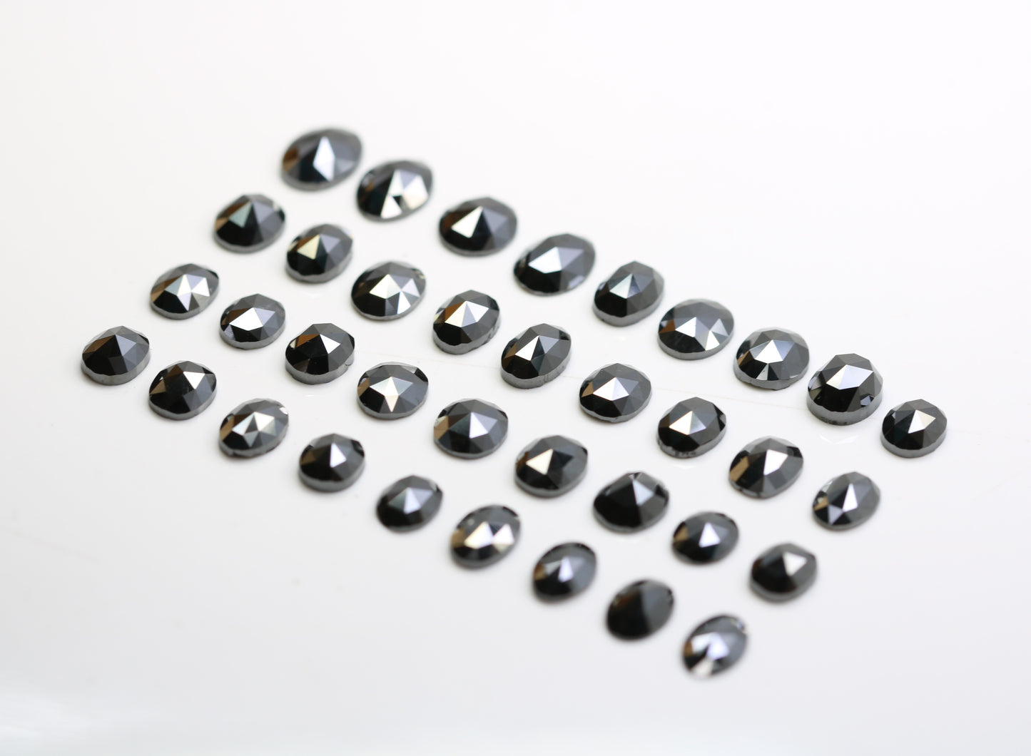 0.22 CT to 0.81 CT Black Oval Shape Natural Diamond – Ideal for Engagement Rings - JayKrishna Diamond