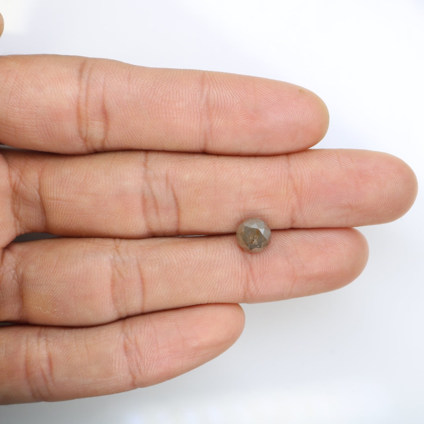 2.27 CT Grey Round Brilliant Cut Diamond For Engagement Ring - JayKrishna Diamond