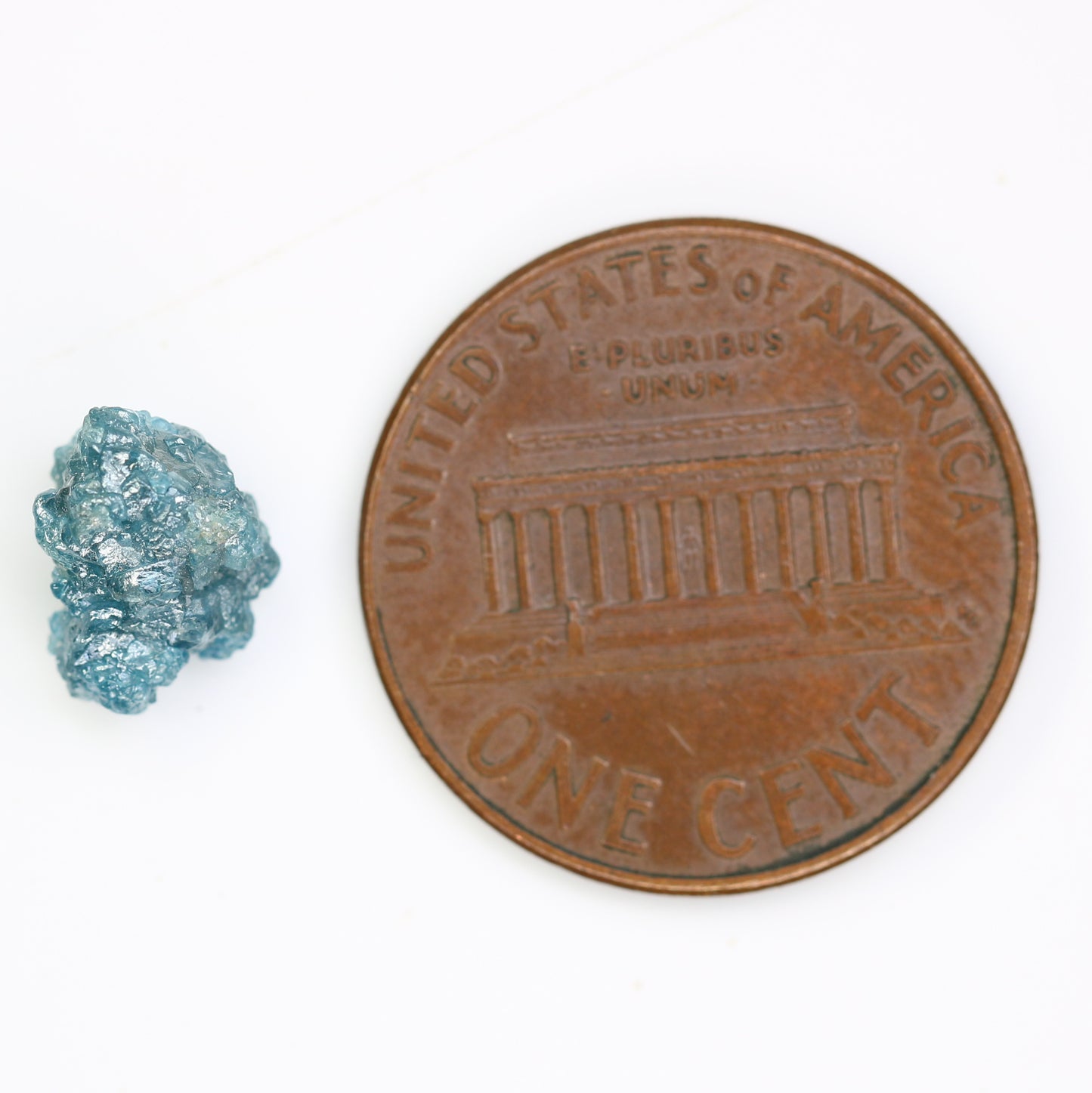 Raw Irregular Shape 2.26 CT Rough Blue Uncut Diamond For Promise Ring - JayKrishna Diamond