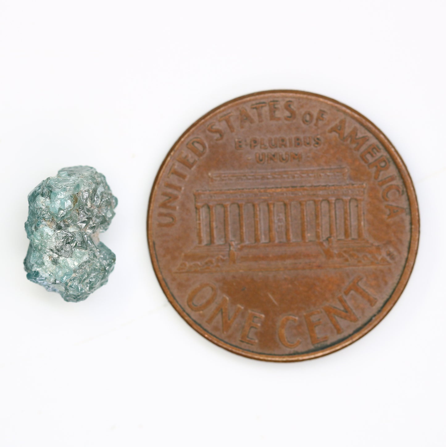 Uncut Irregular Shape 2.36 CT Blue Rough Raw Diamond For Statement Ring - JayKrishna Diamond