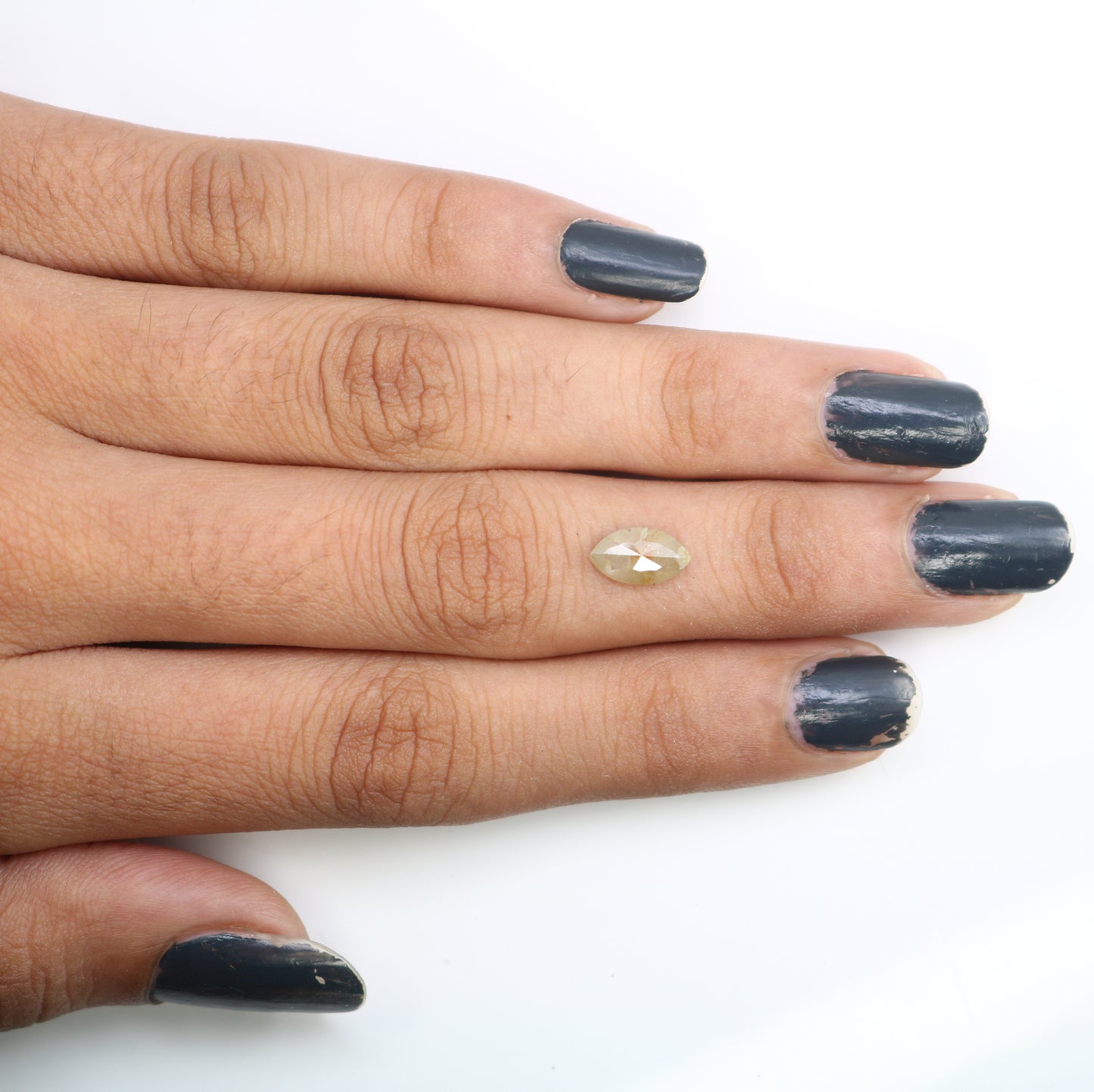 0.87 CT Marquise Shape 9.10 MM Loose Natural Grey Diamond For Engagement Ring - JayKrishna Diamond