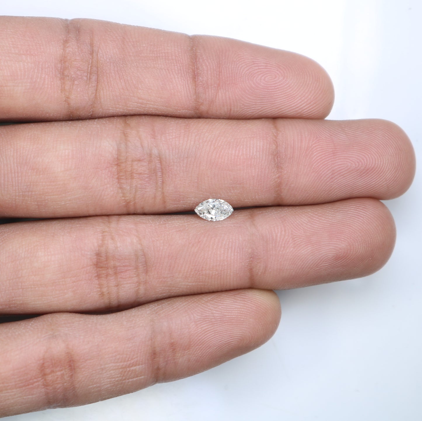 Unique 0.40 CT Marquise Cut Salt & Pepper Diamond | Perfect for Engagement Rings - JayKrishna Diamond