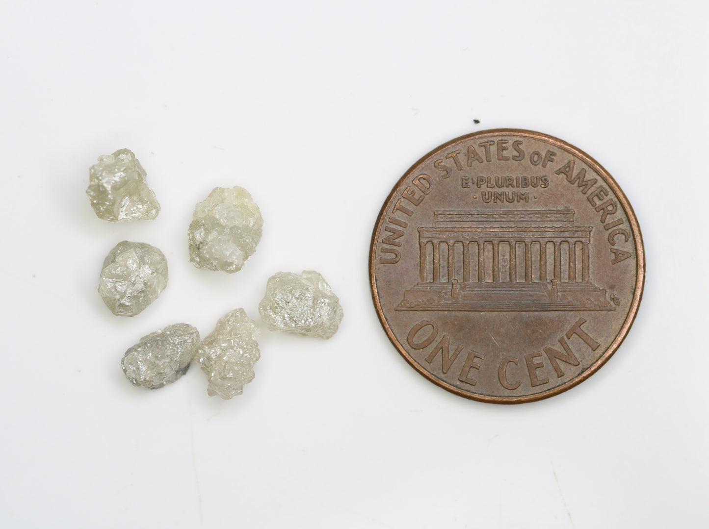 4.29 CT Rough Irregular Cut Grey Diamond For Engagement Ring - JayKrishna Diamond