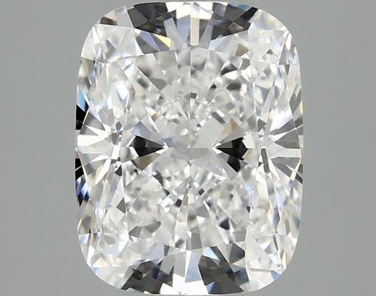 2.51 CT Cushion Cut Lab Grown Diamond D VVS2 IGI Certified | Lab Created Diamond for Rings