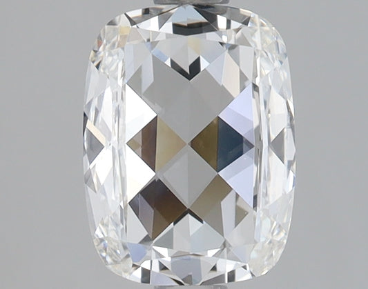 1 Carat Cushion Rose Cut Lab Created Diamond | F Color, VS2 Clarity, Certified Diamond