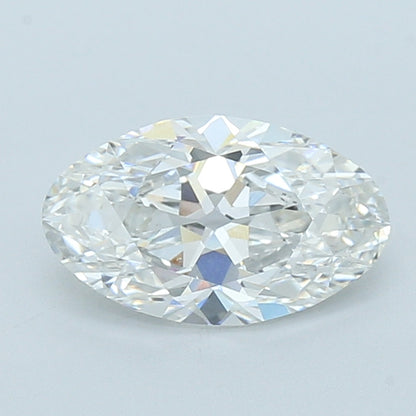 2 CT Moval Cut Lab Created Diamond | F Color, VVS2 Clarity, IGI Certified