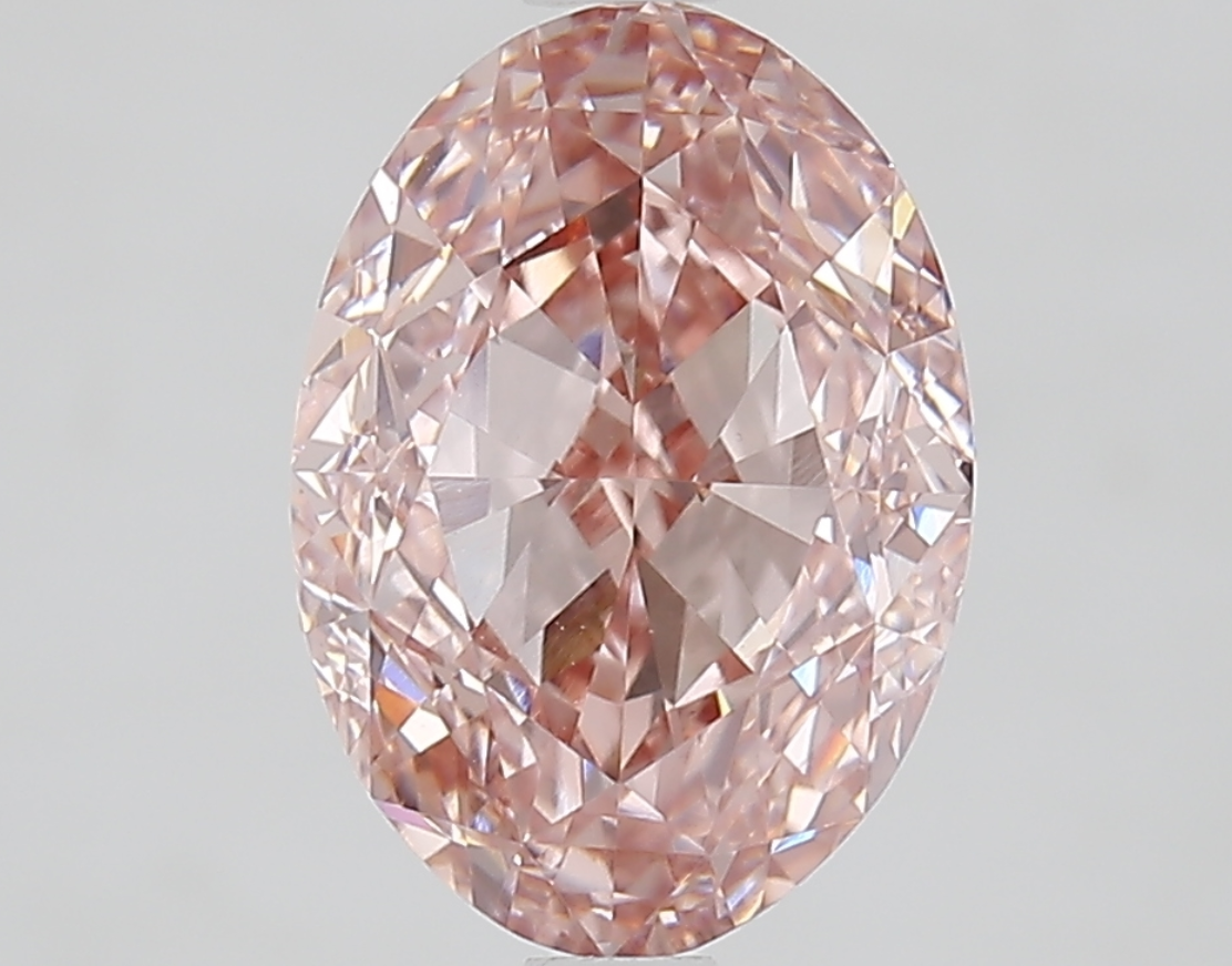 2.75 Carat Fancy Pink Lab-Grown Diamond, VS1 Clarity, IGI Certified for Ring