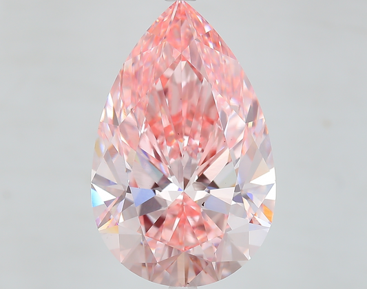 10.27 Carat Fancy Pink Lab Made Diamond, VS2 Clarity, Clean Origin, IGI Certified