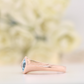 Enchanting 1.90 CT Kite Cut Swiss Light Blue Galaxy Gemstone Ring - Personalized Elegance for Her