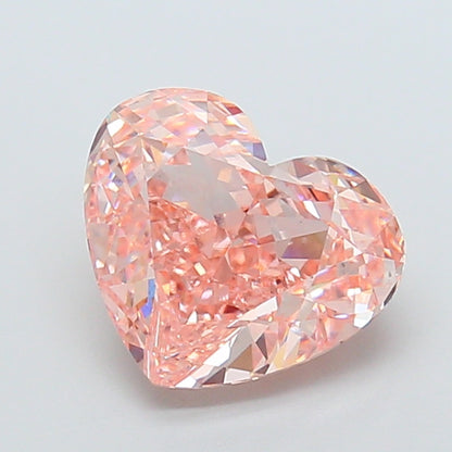 4.59 CT Pink Heart Shape Lab Grown Diamond For Pendent | Anniversary Gift