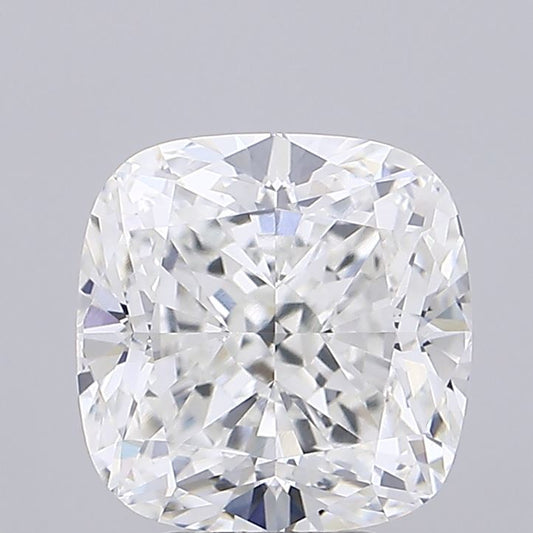 5 Carat Square Cushion Cut Lab Grown Diamond | F Color, VVS1 Clarity | IGI Certified