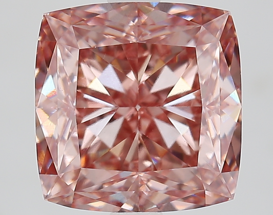 4.28 Carat Cushion Shape IGI Certified Lab Grown Fancy Pink Diamond VS1 Clarity for Fine Jewelry