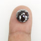 4.28 CT Natural Grey Galaxy Oval Shape Salt And Pepper Diamond For Her