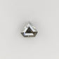 0.70 CT Natural Grey Galaxy Geometric Diamond Shape Salt And Pepper Diamond For Her