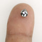 0.92 CT Natural Grey Galaxy Pear Shape Salt And Pepper Diamond For Her