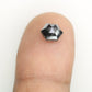 1.29 CT Natural Grey Galaxy Hexagon Shape Salt And Pepper Diamond For Her