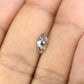 0.77 CT Natural Grey Galaxy Marquise Shape Salt And Pepper Diamond For Her
