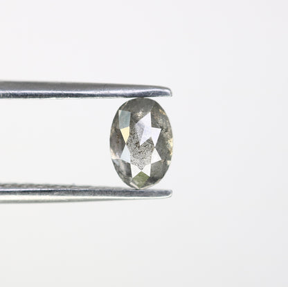 0.54 CT 5.80 MM Oval Shape Salt And Pepper Diamond