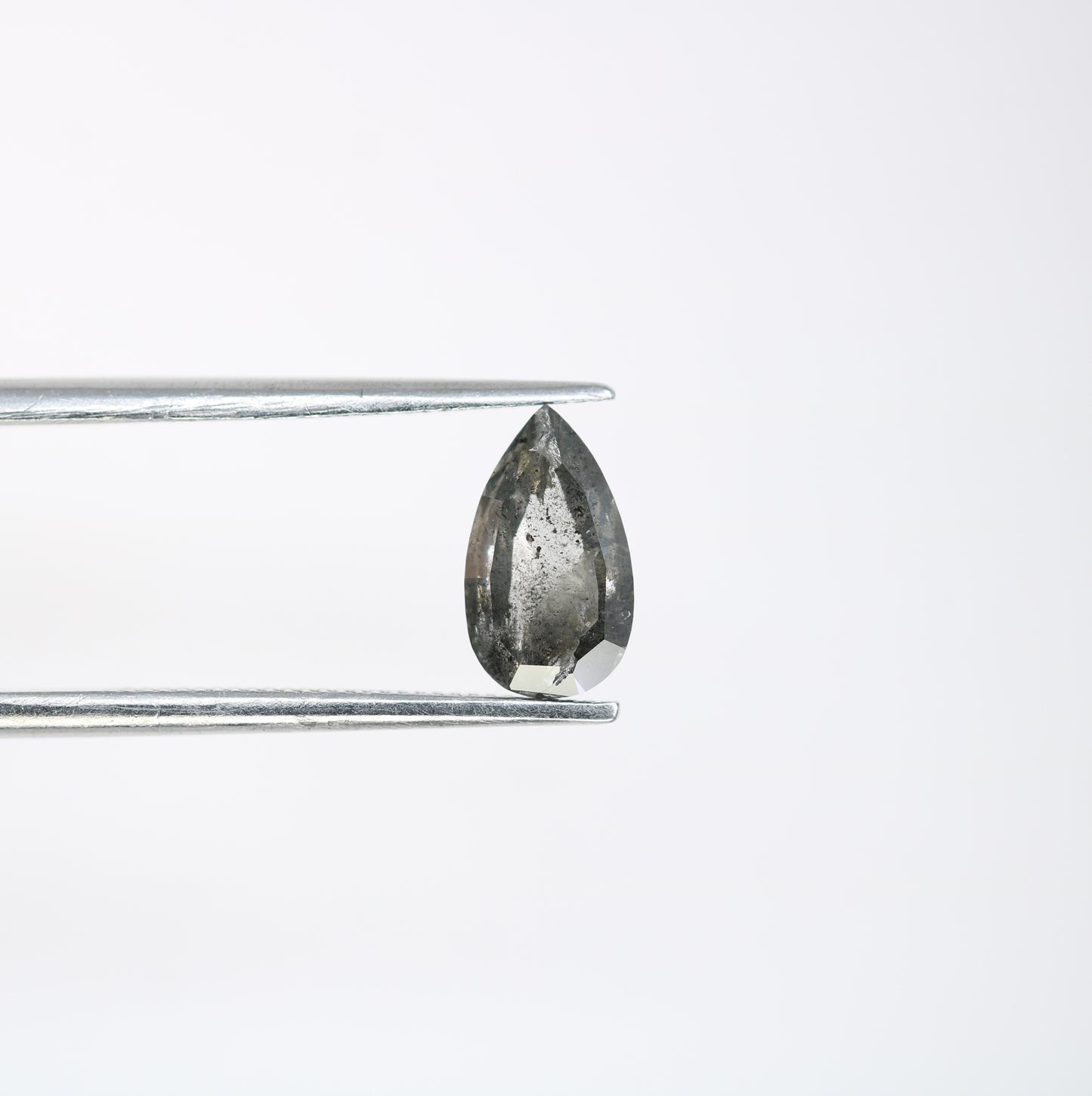 1.05 CT Loose Pear Shape Salt And Pepper Diamond For Wedding Jewelry | Diamond Ring