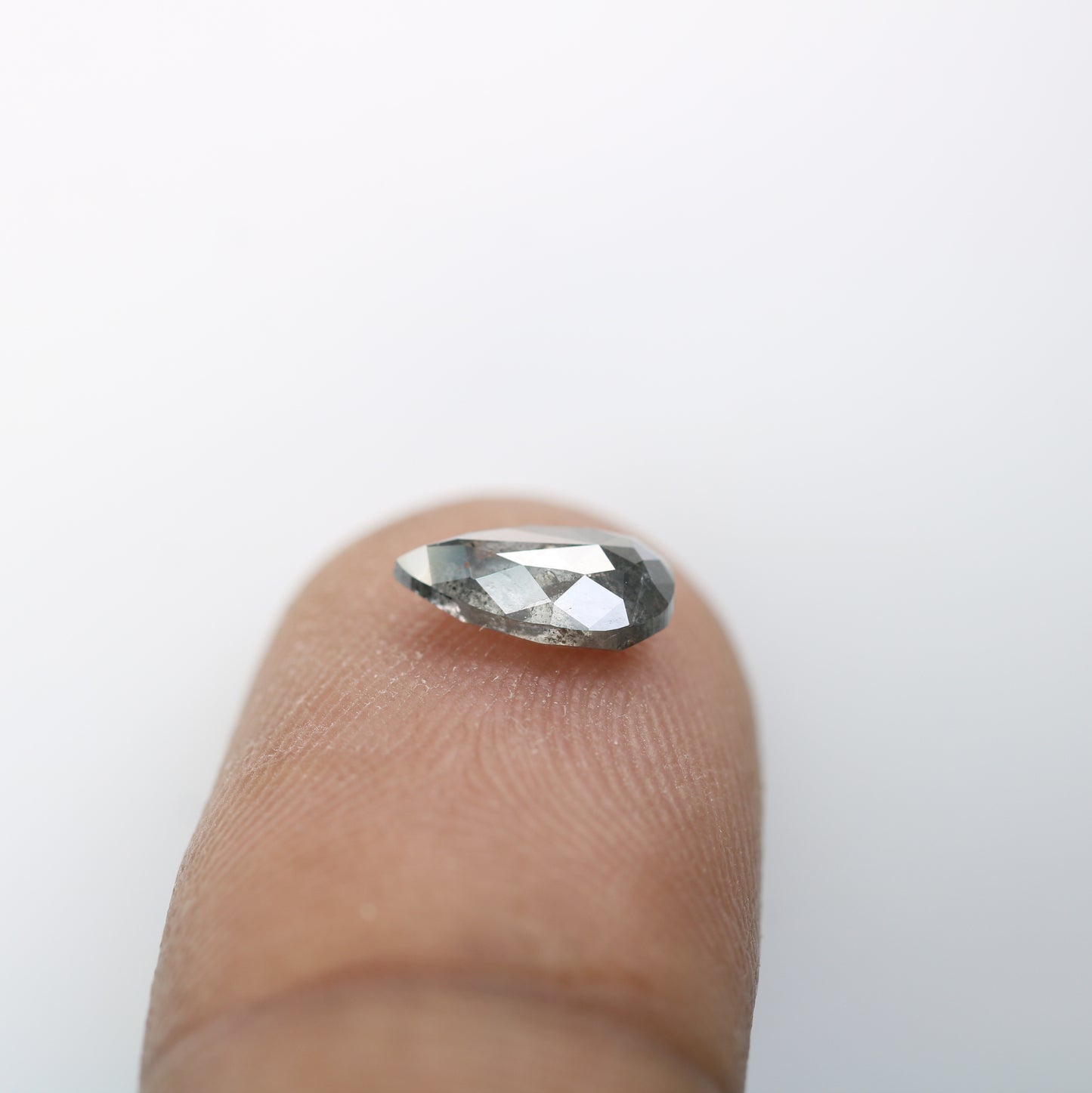 1.05 CT Loose Pear Shape Salt And Pepper Diamond For Wedding Jewelry | Diamond Ring