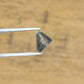 Natural Loose 0.61 CT Geometric Diamond Shape Salt and Pepper Grey Galaxy Diamond for Gift