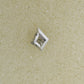 Natural Loose 0.24 CT Kite Shape Salt and Pepper Grey Galaxy Diamond for Gift