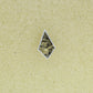 Natural Loose 0.18 CT Kite Shape Salt and Pepper Grey Galaxy Diamond for Gift