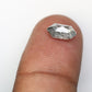 1.34 Carat Hexagon Shape Diamond Ring Loose Salt And Pepper Diamond