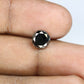 2.58 CT Brilliant Cut Black Round Diamond For Engagement Ring